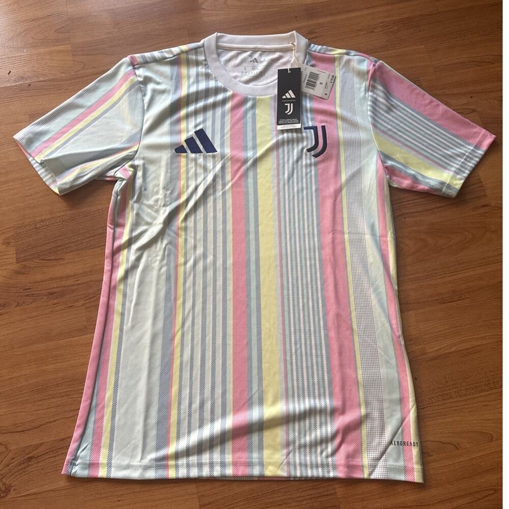 Adidas Juventus 25/26 Pre-Match Jersey multi-colored #667210 Men's Small NWT